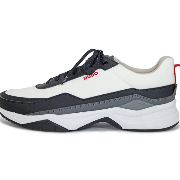 Hugo Boss Gray/White Block Runn Sneakers Size: EU 45 - Picture 2 of 12